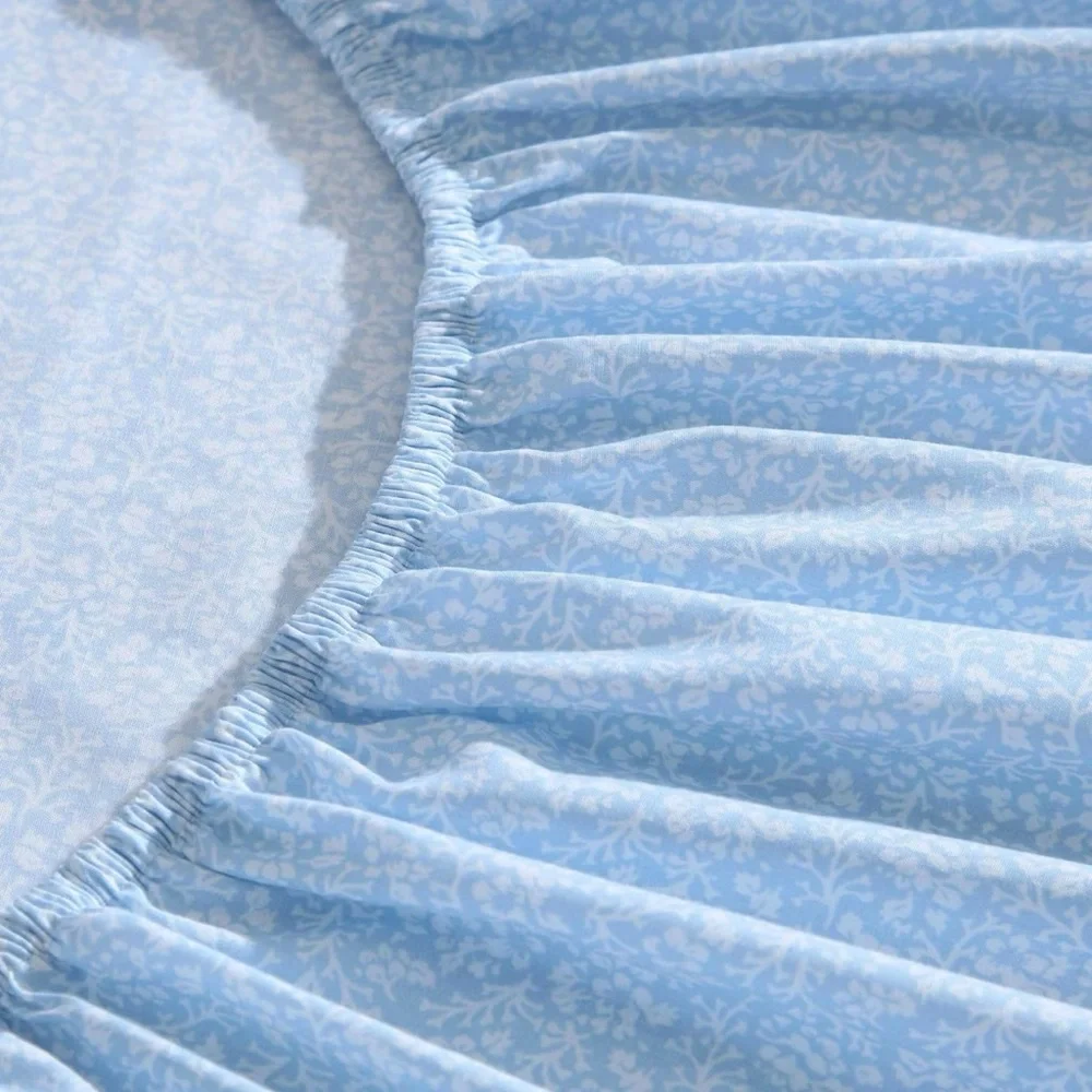 Laura Ashley Maeve Floral Full Sheet Set Blue